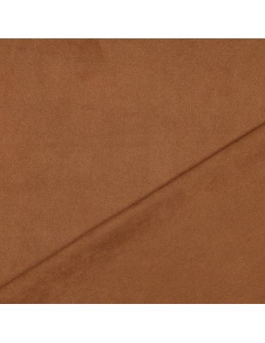 Stretch-Wildlederstoff - Camel