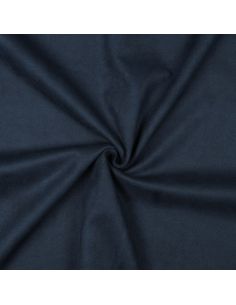 Stretch-Wildlederstoff - Marineblau
