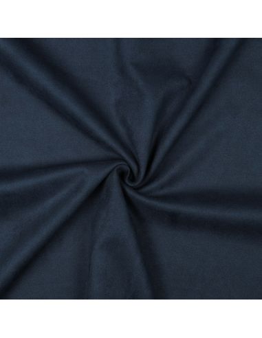 Stretch-Wildlederstoff - Marineblau