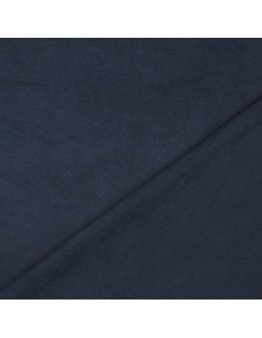 Stretch-Wildlederstoff - Marineblau