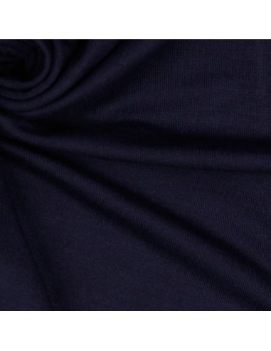 Tencel Modal Jersey Stoff - Marineblau