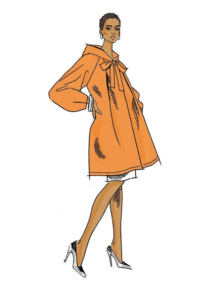 Mantelschnittmuster - Vogue 9340