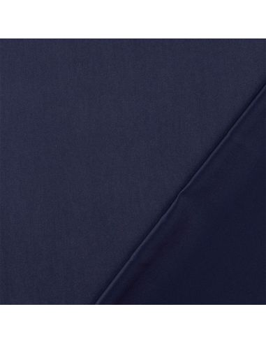 Pfirsichhaut-Satin-Stoff - Marineblau