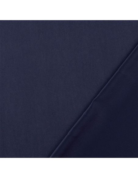 Pfirsichhaut-Satin-Stoff - Marineblau