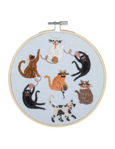 Stickset - Katzen