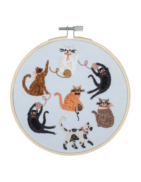 Stickset - Katzen