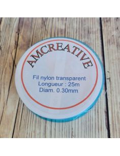 Nylonfaden für Perlen 0,30 mm - Transparent 2