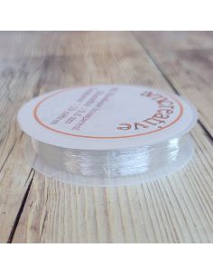 Elastischer Faden für Perlen 0,40 mm - Transparent