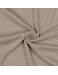 Rippenstrick-Jersey-Stoff - Sand