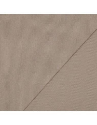 Rippenstrick-Jersey-Stoff - Sand