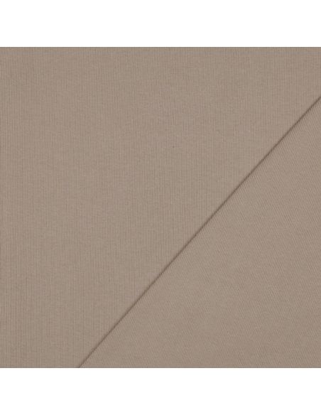 Rippenstrick-Jersey-Stoff - Sand