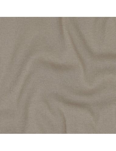 Rippenstrick-Jersey-Stoff - Sand