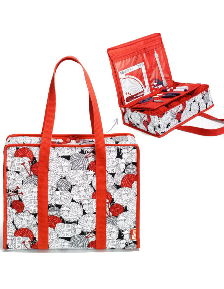 Mehrzweck-Tasche mit mehreren Fächern L Cool Wool
