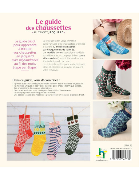 Buch der Leitfaden für Jacquard-Stricksocken