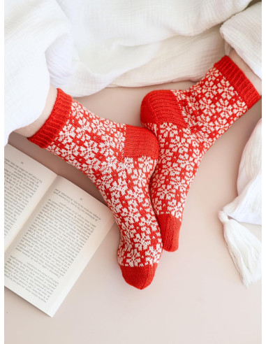 Buch der Leitfaden für Jacquard-Stricksocken