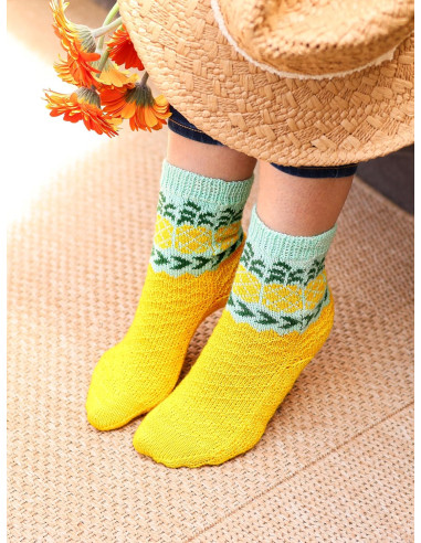 Buch der Leitfaden für Jacquard-Stricksocken