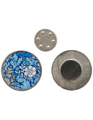 Magnetische Nadelhalter - Kollektion blaue Blumen