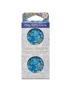 Set aus 2 Gewichten für Schnittmuster - Kollektion blaue Blumen 2