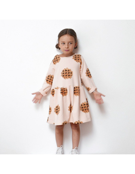 Helsinki-Kleid Schnittmuster für Kinder - Ikatee