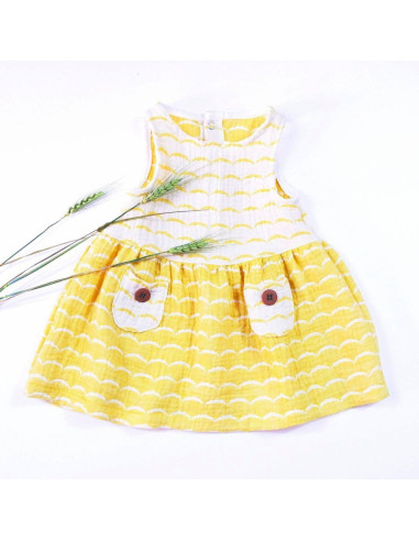 Helsinki-Kleid Schnittmuster für Kinder - Ikatee