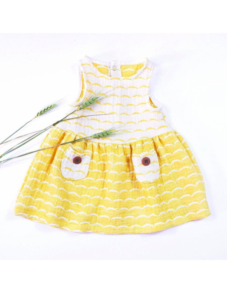 Helsinki-Kleid Schnittmuster für Kinder - Ikatee