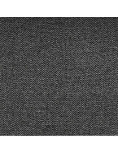Fischgrät-Wollstoff für Mantel - Schwarz