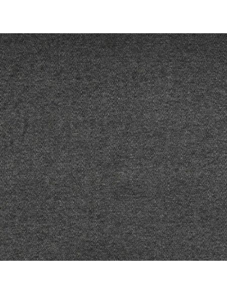 Fischgrät-Wollstoff für Mantel - Schwarz