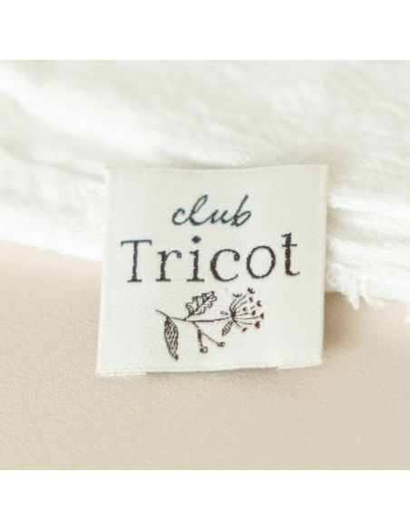 Gewebtes Etikett zum Annähen Strickclub