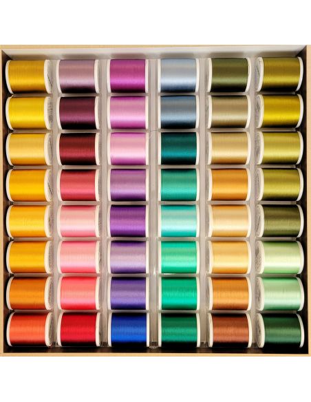 Maschinengarn-Set Rayon Madeira 1000 m - Weiß