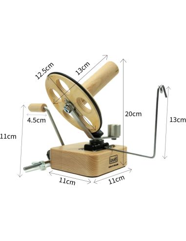 Premium Wollhaspel aus Buchenholz