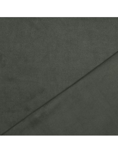 Stretch-Wildlederstoff - Dunkelkhaki