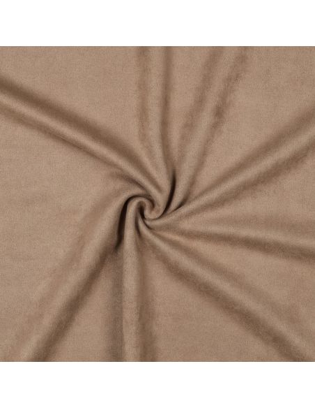 Stretch-Wildlederstoff - Taupe