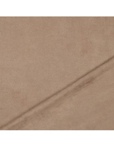 Stretch-Wildlederstoff - Taupe