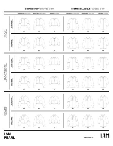 Pearl Blusen- und Oberteilmuster - I am patterns
