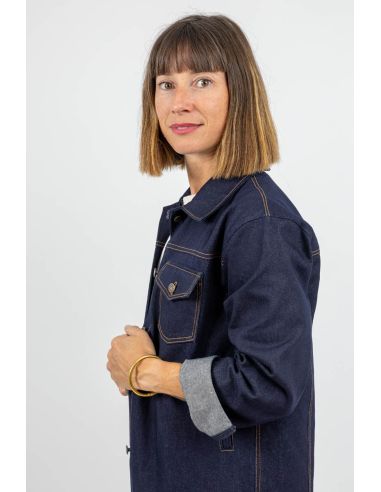 Gold Jeansjacke und Arbeitsjacke Schnittmuster - I am patterns