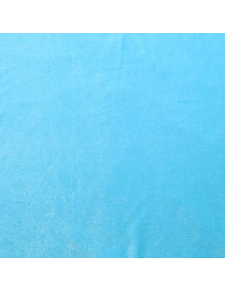 Stretch-Samtstoff - Aqua Blau