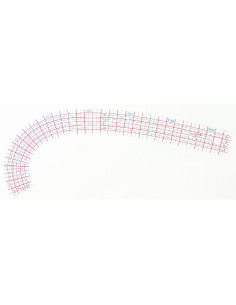 Set mit 3 gebogenen Clover-Linealen 2
