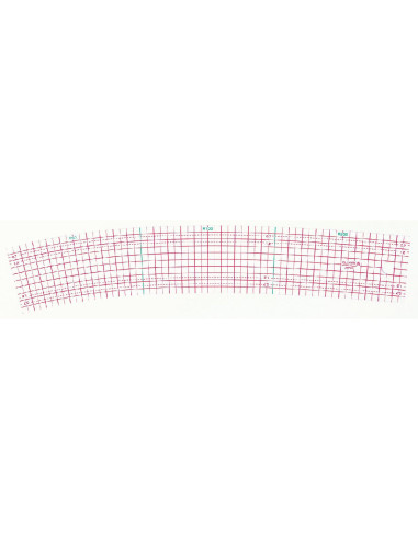 Set mit 3 gebogenen Clover-Linealen