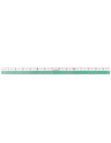 Set mit 3 gebogenen Clover-Linealen