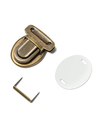 Schulranzenverschluss - Antikes Messing