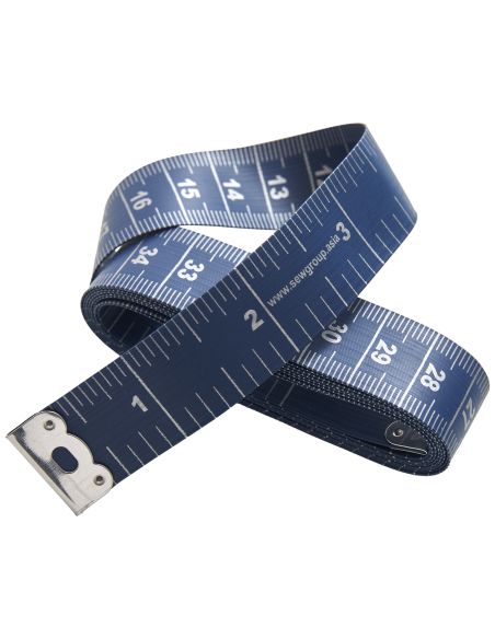 Maßband Nähen 150 cm - Kollektion blaue Blumen