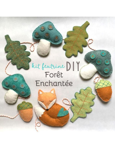 DIY-Filzset verzauberter Wald