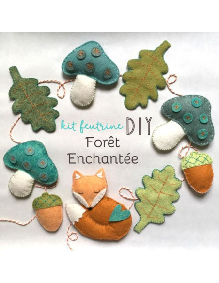 DIY-Filzset verzauberter Wald