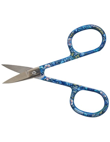 Stickschere 9 cm - Kollektion blaue Blumen