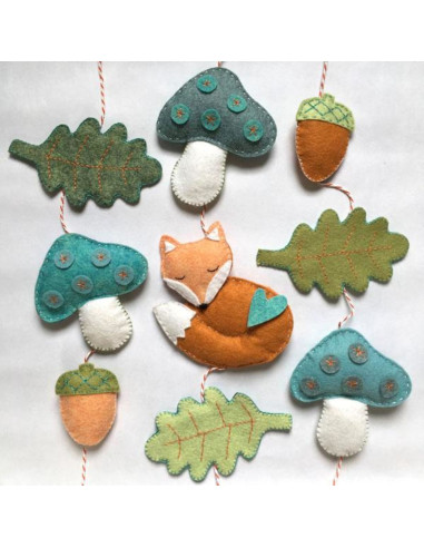 DIY-Filzset verzauberter Wald
