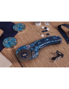Rotationsschneider 45 mm - Blaue Blumen Kollektion 2