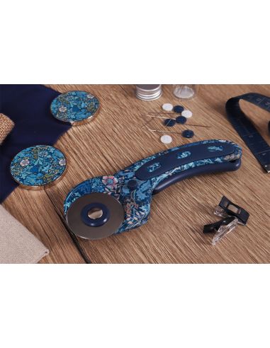 Rotationsschneider 45 mm - Blaue Blumen Kollektion