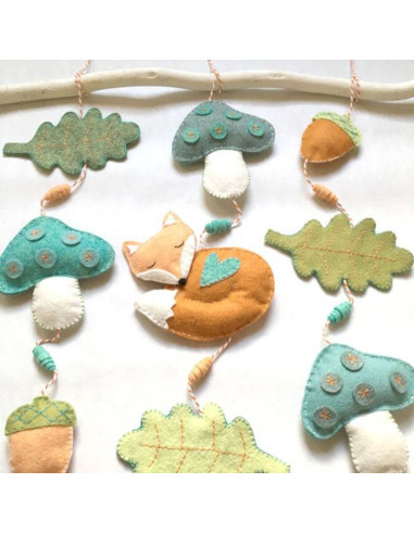 DIY-Filzset verzauberter Wald