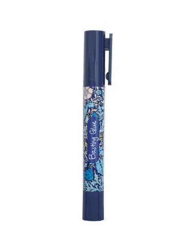 Temporärer Stoffklebestift - Kollektion blaue Blumen