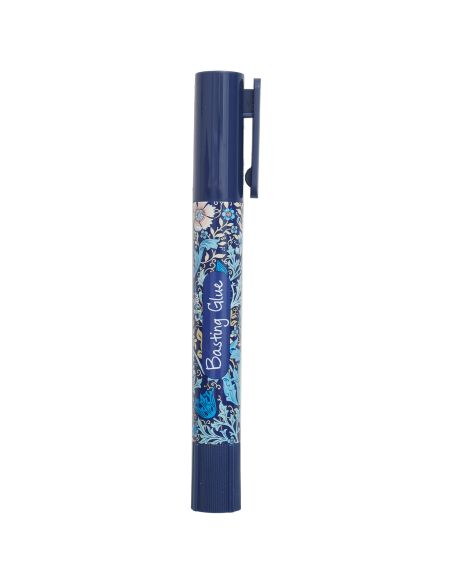 Temporärer Stoffklebestift - Kollektion blaue Blumen